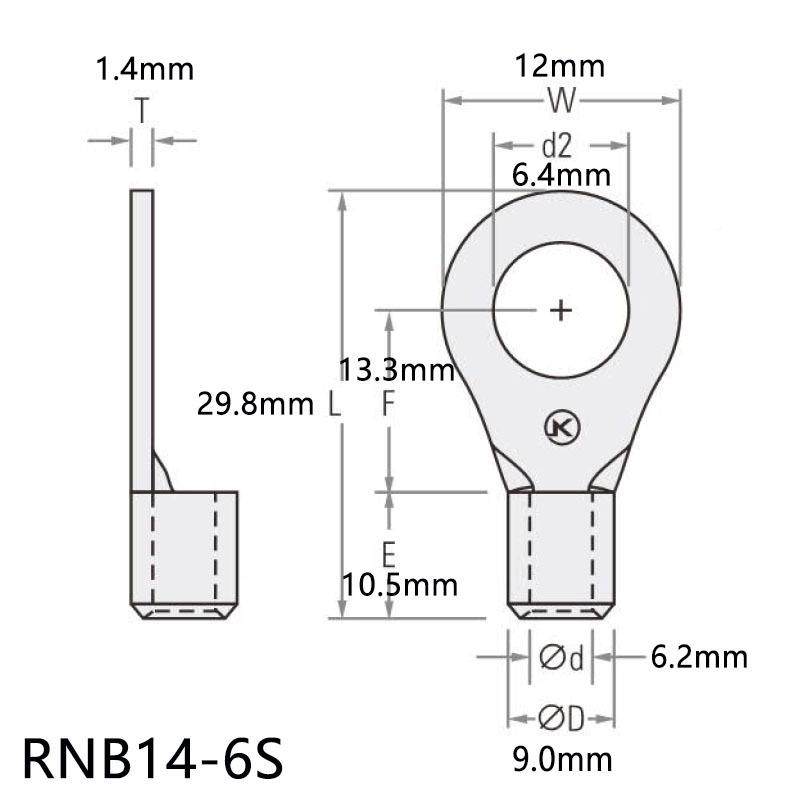 RN压B14-6S无绝缘套圆形冷无品牌/线端子国标紫铜新能源端护子圆,饰品/流行首饰/时尚饰品新,DIY配件,淘宝优惠券,粉丝福利购,淘宝优惠卷
