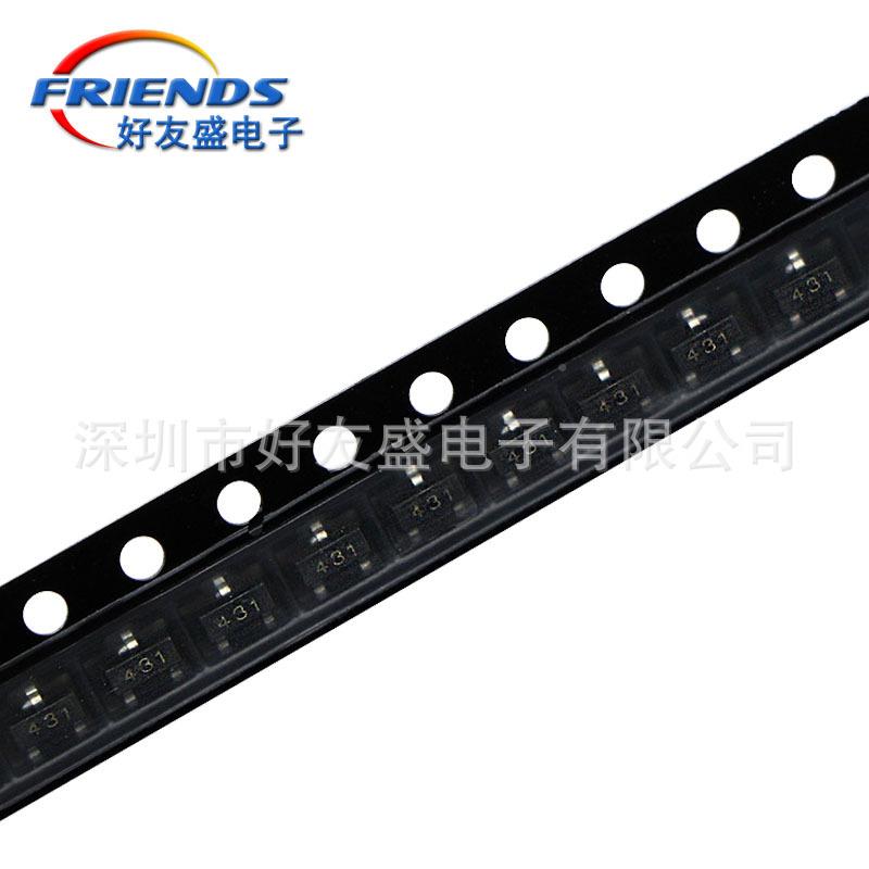 电贴三端稳压三极管TL43SOT852-23片高精密度稳长压芯片0.5%稳1压