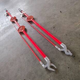 电施工长锁式 绝自缘夹钳玻璃钢绝缘夹线EUC杆可调试柄线力杆