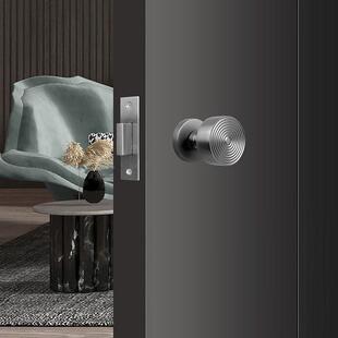 暗门锁单面锁静音密室门内球钥XUG形隐藏锁带匙室双面隐形锁门锁