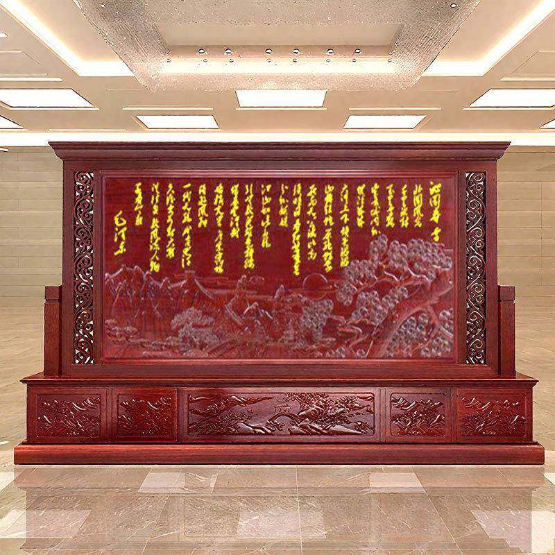 202新5款校实木雕无品牌/刻公司学位单进门大厅大型屏风隔断为人,饰品/流行首饰/时尚饰品新,DIY配件,淘宝优惠券,粉丝福利购,淘宝优惠卷