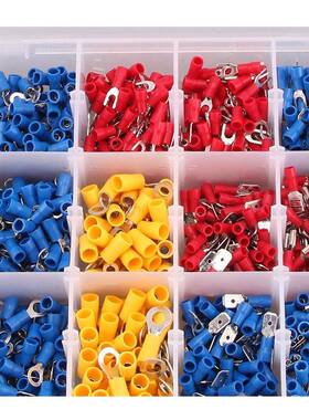 跨境货源1200PCS盒冷压端装子组合预绝缘装接线1200PCS厂端子套亚