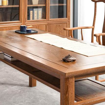 7K鸡翅木案中式画书桌房实木家ACI用办书全公桌写字台新中式书法