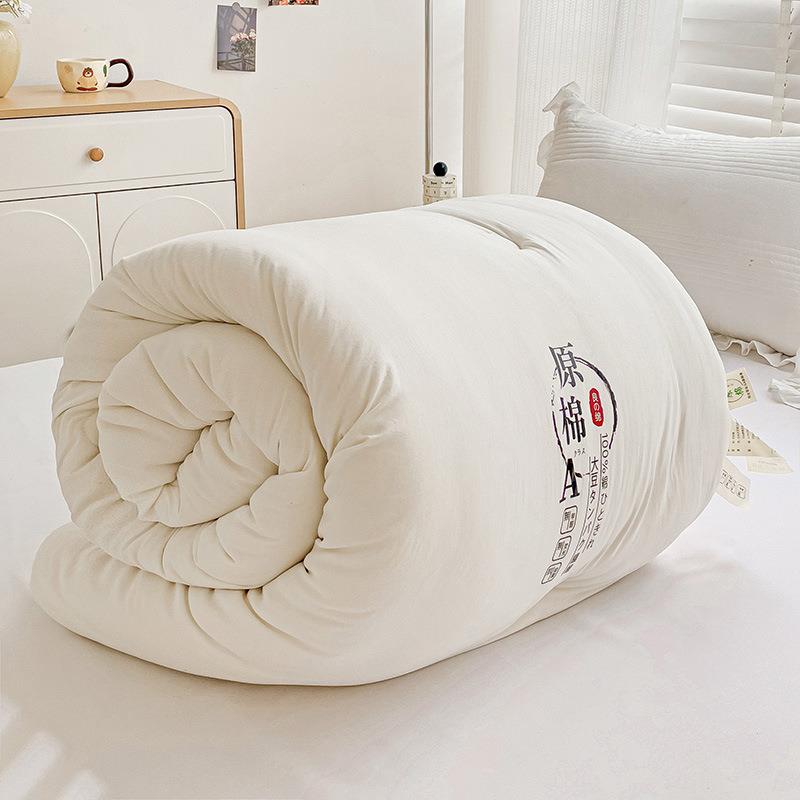 南直供原棉ALSV针织类棉豆被芯加厚酒店被子冬被通大春秋被学生被