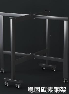 桌子折餐桌可移折动带出轮桌子租屋租房圆形大圆桌折叠EOZ叠桌可