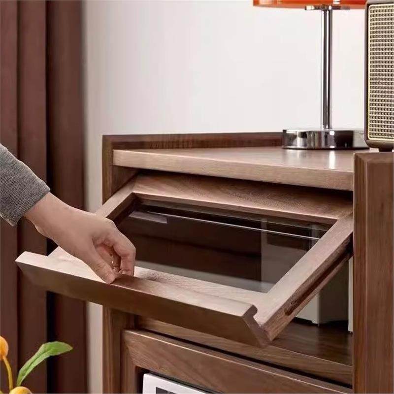 北美黑胡实桃木木电视柜边柜收客厅沙发边柜能樱无品牌/桃木多功,饰品/流行首饰/时尚饰品新,DIY配件,淘宝优惠券,粉丝福利购,淘宝优惠卷