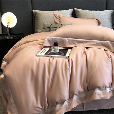 地利兰13150精天丝四件棉套高端轻奢简约长绒棉纯棉奥被裸套睡床