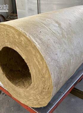 管道保温隔热岩棉管33492防复合岩岩火棉保温管铝箔贴面棉管壳厂