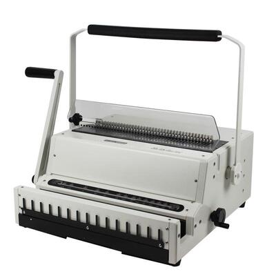 易申MW600A双线圈铁圈装订机工业用打孔机办公台历装订机打孔装订