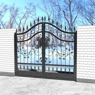 欧式铁艺大门高档铁门铁门别墅大门仿古门庭院门花园院子小门