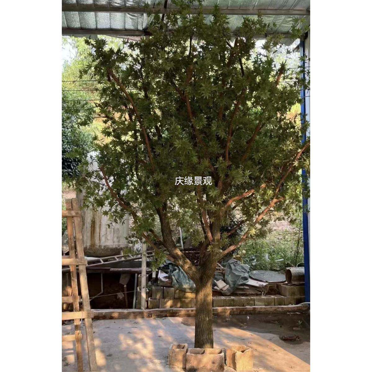 仿真枫树室内外景观树人造枫叶街道造景公园庭院工程商场别墅小区