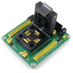 STM32专用编程座烧写座QFP640.5mm原装座子JTAG/SWD编程接口