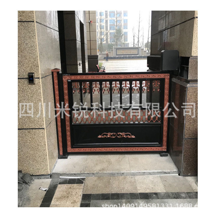 自贡小区开门机上装开门机小区曲臂开门机顶部侧装电动开门器