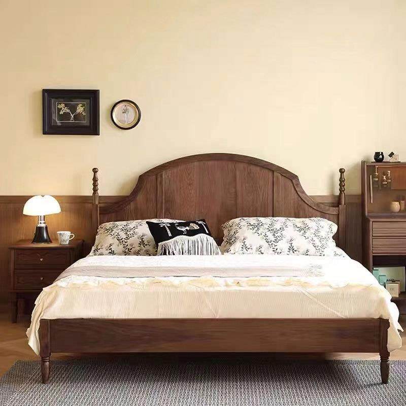 直销北美黑胡桃木法式复古实木床简约樱桃木原木卧室双人婚床,机械设备,其他机械设备,淘宝优惠券,粉丝福利购,淘宝优惠卷