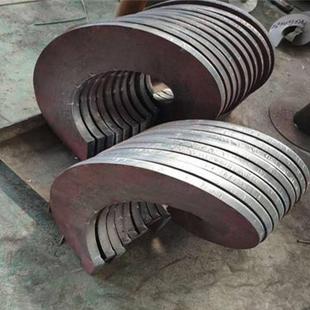 郑州不锈钢绞龙螺旋叶片加大加厚无轴空心各种规格尺寸