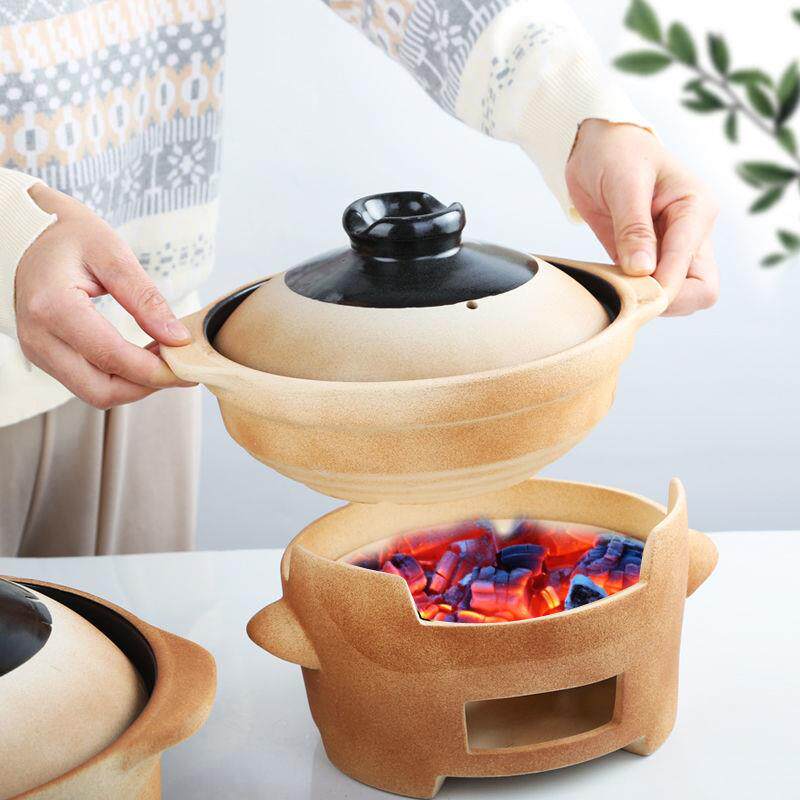 陶炉炭炉家用碳炉老式陶土泥商用木炭港式打边炉烧火小炭炉砂锅