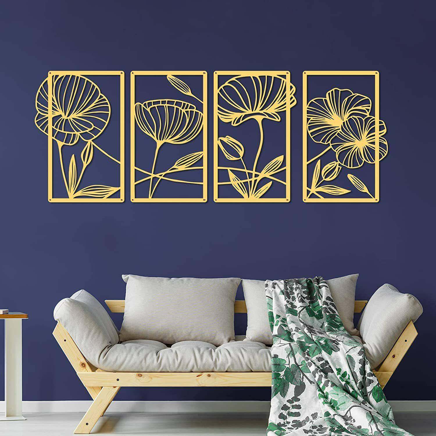 金属线条艺术挂画罂粟花墙壁挂饰金色墙面轻奢铁艺装饰品挂件,机械设备,其他机械设备,淘宝优惠券,粉丝福利购,淘宝优惠卷