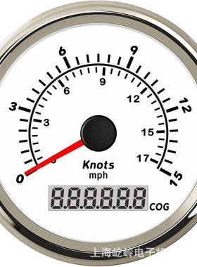 85mm指针15/35/70Knots速度表码表迈速表轮船客船货船船用仪表