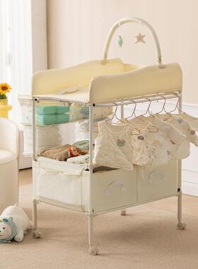 尿台婴儿PVC护理宝布宝换尿布台新台生儿洗澡按摩触台可折叠抚多