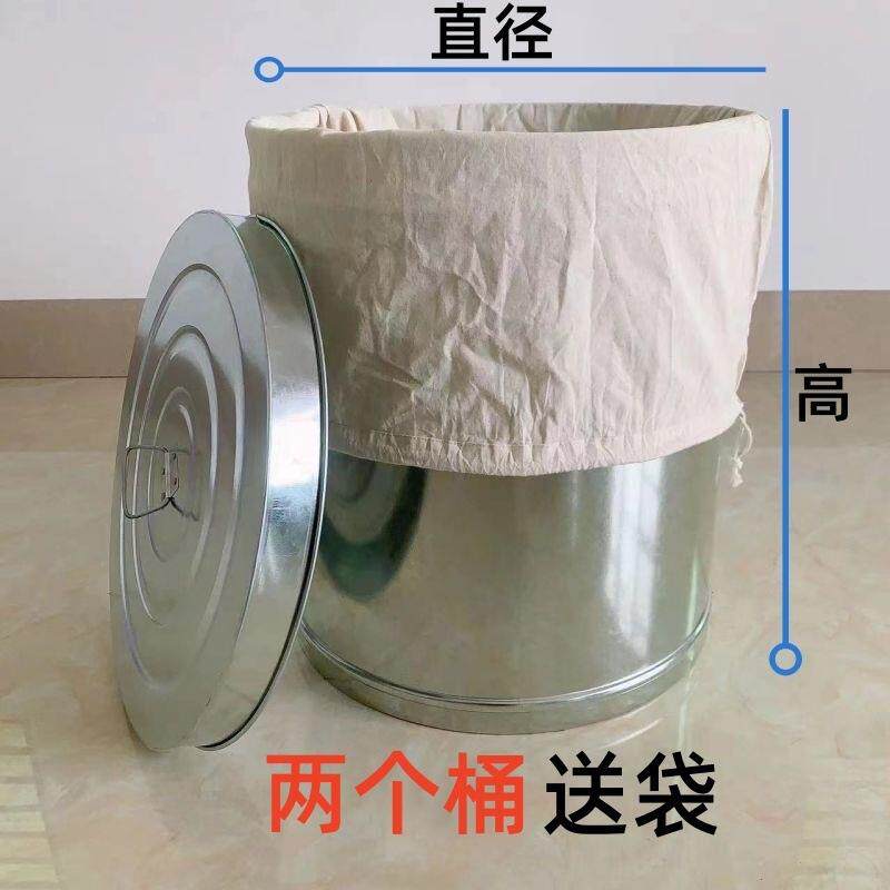 米桶防虫防潮陈QJP皮存罐家用米箱面粉储封桶加大号杂粮密桶厚大