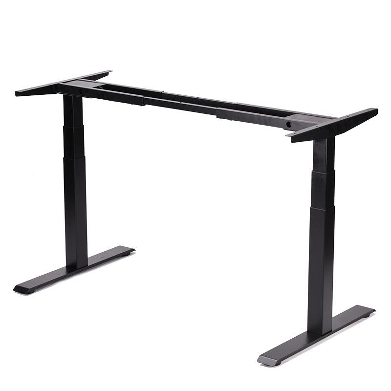 电动桌升降桌双电机三547节管方伸缩框架办公家用可学习书桌脑电