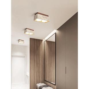 客厅无主灯照明形盒YUI吸子斗胆l方ed格栅环卧室顶灯保节能