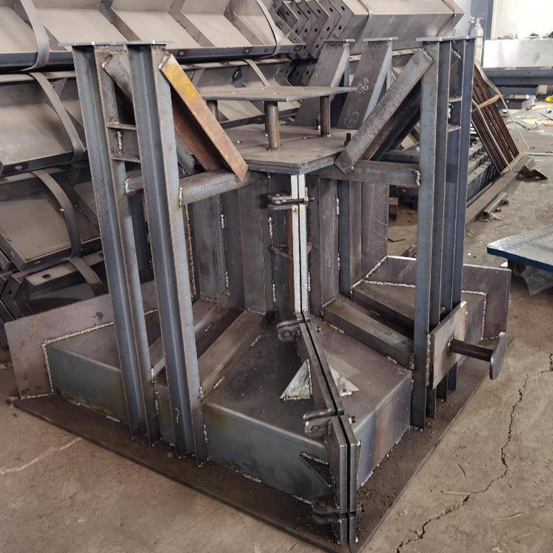 钢结水构础墩模具预制装配板式混凝土底座70762现浇模基泥墩钢模