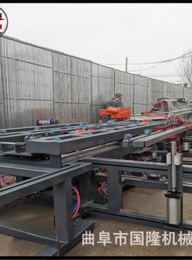 保材玻镁碳晶板切边锯龙数控可52323调铝塑型四边切割锯门吸上下