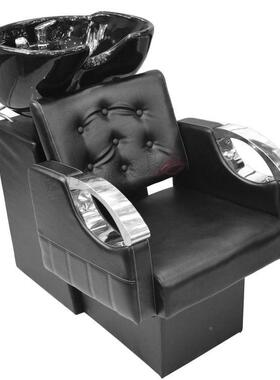 出欧口美15029发廊坐式快速冲水床洗头床半躺椅式冲水椅洗头发店