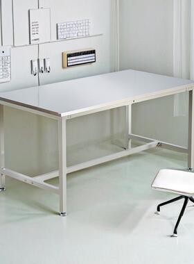 不锈专工作台面工实厂车钢间流水线验室操作台桌子用防静CJO电检