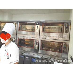 0.8卧米单层电25938旋转烤鸡炉商用式烤鸭炉骨鸡架烧鸡炉备烤鸡架