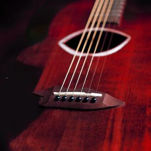 鸽子毕加箱索单板吉他谣4140电木面寸单民吉他初学者毕加索学生男