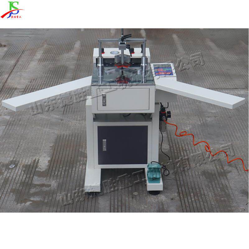 小型数控钉角机 十字绣相框镜框钉角机械 硬木杂木PS发泡线条钉角