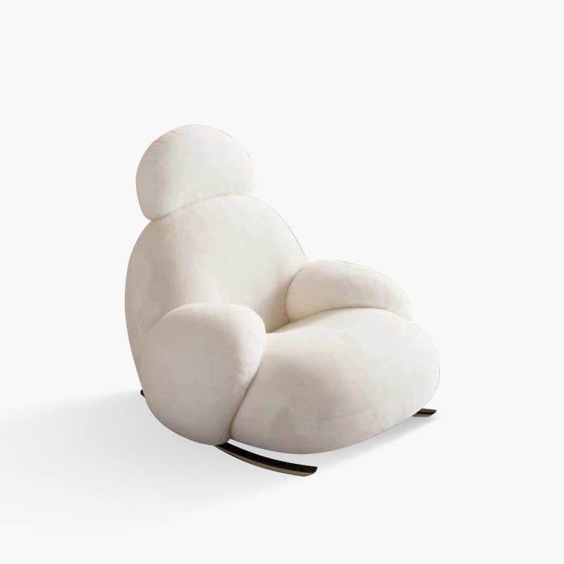 奶油风大白摇摇椅网红设计师款客厅卧室阳台单人沙发懒人休闲躺椅,鲜花速递/花卉仿真/绿植园艺,割草机/草坪机,淘宝优惠券,粉丝福利购,淘宝优惠卷