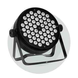 54颗全彩三合一紫光七彩RGBW铸铝帕灯婚庆KTV染色灯舞台演出设备