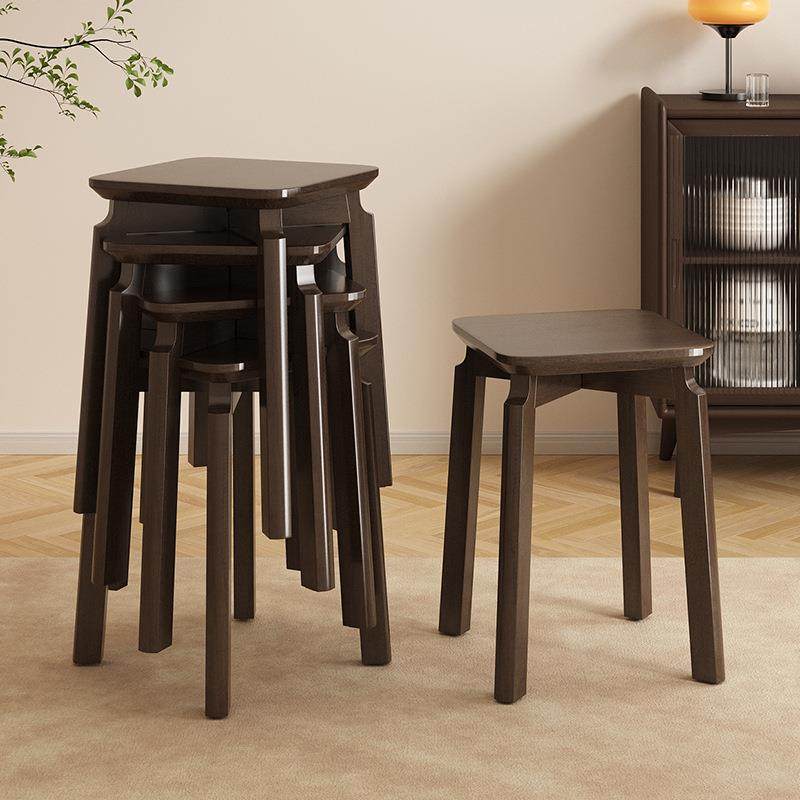 实木凳子家用小方板凳可叠放简易圆凳梳妆矮凳客厅餐桌椅子收纳凳,农用物资,其他肥料,淘宝优惠券,粉丝福利购,淘宝优惠卷