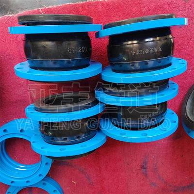 加工定购KXT橡胶接头管道膨胀节水泵减震橡胶伸缩节软连接