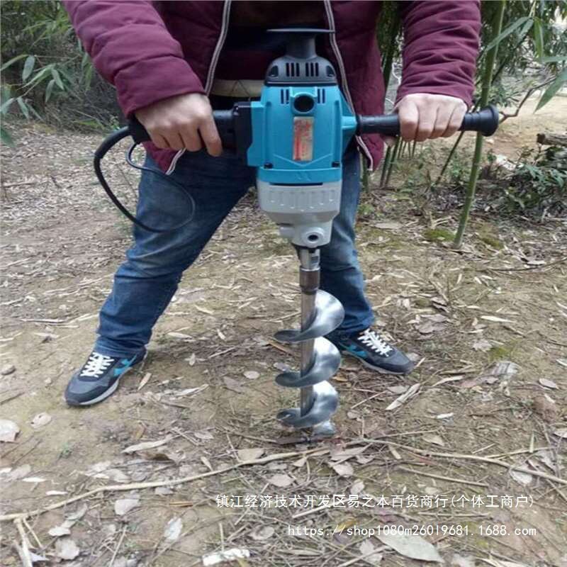 电锤冲击钻电钻水钻打孔机专用电动工具大棚打桩工程打孔螺旋钻头