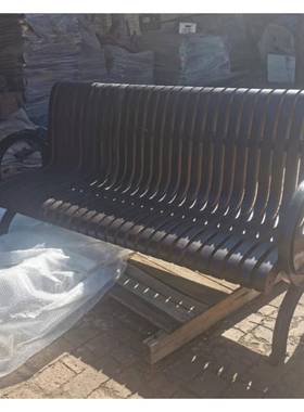 公园椅户长椅小区物院业室庭圆圈圆70555扶手外户外外休闲