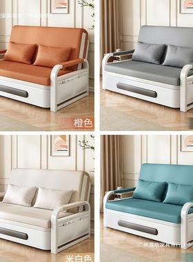 人沙7874发床两折叠用20单5新款双人客厅折叠床小户2型耐用多功能