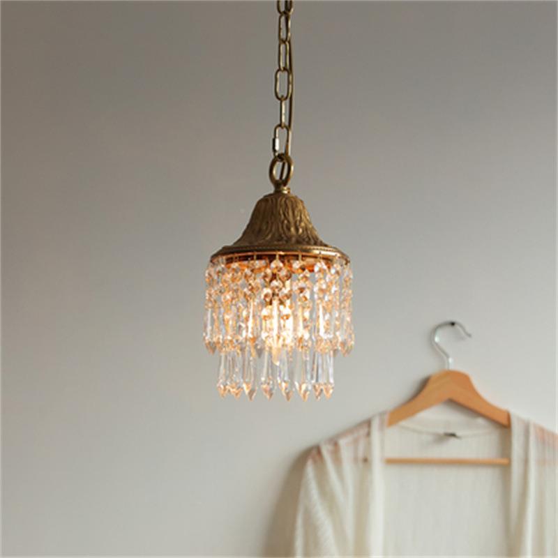意晶式餐厅灯吊灯简约现奢代水542走廊过道玄关吧台阳台卧室床头