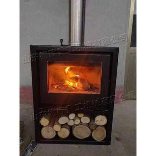 壁炉真火炉木柴室内冬季 燃木壁炉室内取暖UBZ饰壁 室取暖真火内装