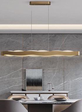 轻奢吊极简灯现OCB代简约圆环灯餐厅灯仿铜客厅时吊设计师尚卧室