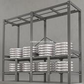 用免安装 折衣柜家卧室BER简易布衣柜结实耐用出房租用衣橱叠钢架