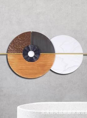 欧式客厅面铁艺壁墙轻奢现代饰酒店装饰墙壁饰玄挂46134关背景立