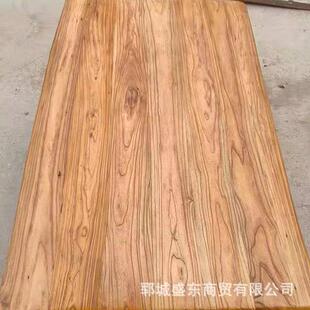 老榆木化木门风板拼花桌面面GHA飘自然纹理踏步板桌吧台面板窗实