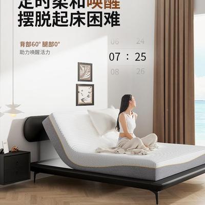2025人新垫款智能床现电动智能LVO床代简约主卧零重力双无