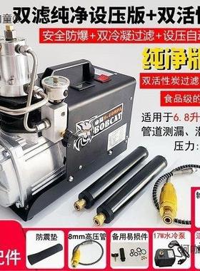 山猫电动机高压打气0mpa高压充气泵4太0mp小型单缸SDR水冷打a气麦