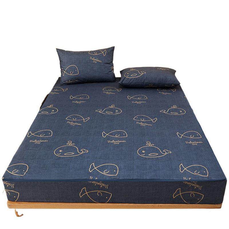 六面全包防水隔单件乳胶床套套尿床垫保护床66073罩滑防尘防2502