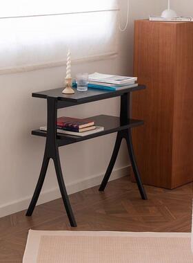 中古风置物架沙发角小边玄关客厅书墙架窄几柜74922子中古置架物